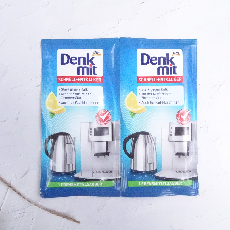Bột Rửa Ấm Siêu Tốc Denkmit, Tẩy Cặn Bình Denkmit, Bột tẩy cặn ấm siêu tốc, máy pha cà phê Denkmit