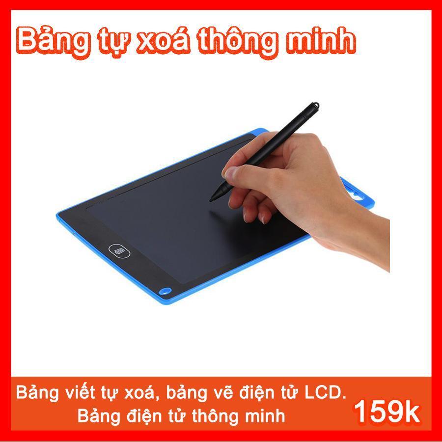 Bảng viết, bảng vẽ điện tử LCD tự xoá thông minh, 8.5 inch, Pin dùng 2 năm.Giúp bạn ghi chú việc quan trọng , hay để trẻ em ở nhà học tập. Làm qùa tặng cho bé thật ý nghĩa
