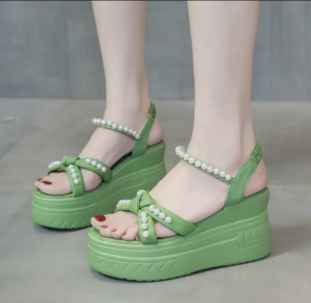 GIÀY SANDAL XUỒNG THẮT NƠ ĐINH NGỌC TH