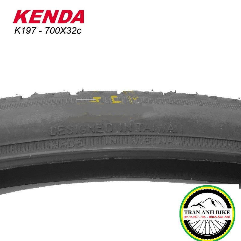 Lốp (Vỏ) Xe Đạp KENDA K197 700x32C - 1 Cái
