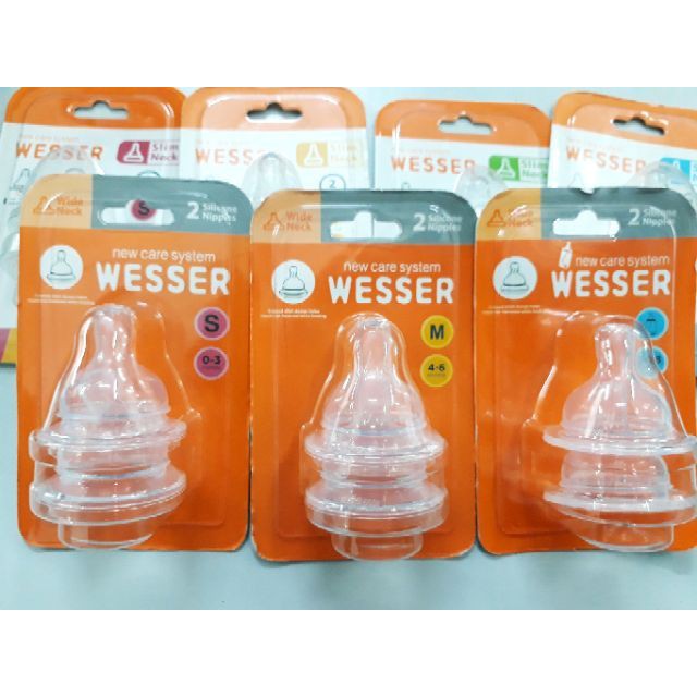 Núm ty Wesser cổ rộng size S/M/L/+