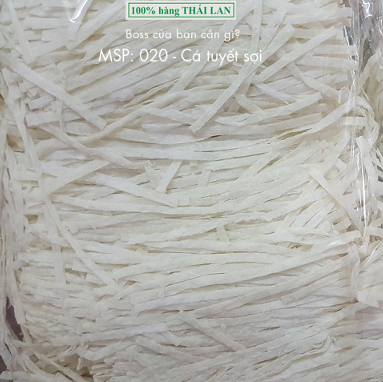 Túi 100gr cá tuyết sợi cho hamster