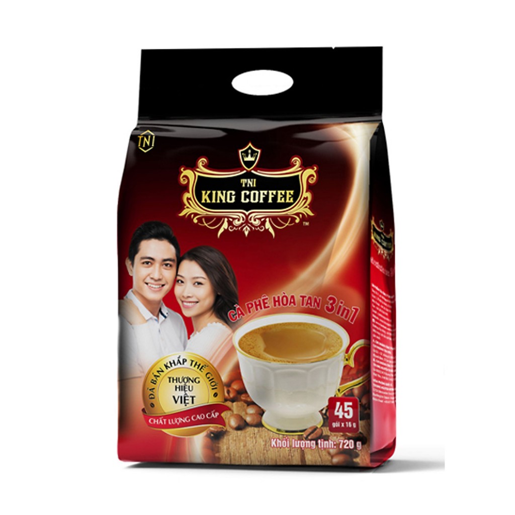 Cà Phê Hòa Tan 3In1 King Coffee - 45 gói * 16g
