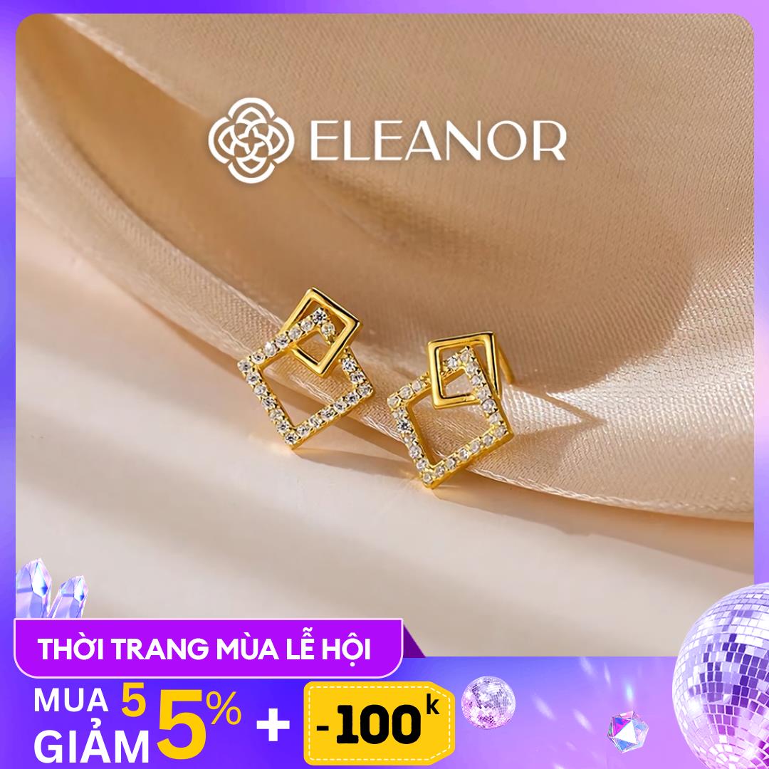 Bông tai nữ chuôi bạc 925 Eleanor Accessories khuyên tai đa dạng kiểu dáng đính đá ngọc trai nhân tạo phụ kiện trang sức 7068