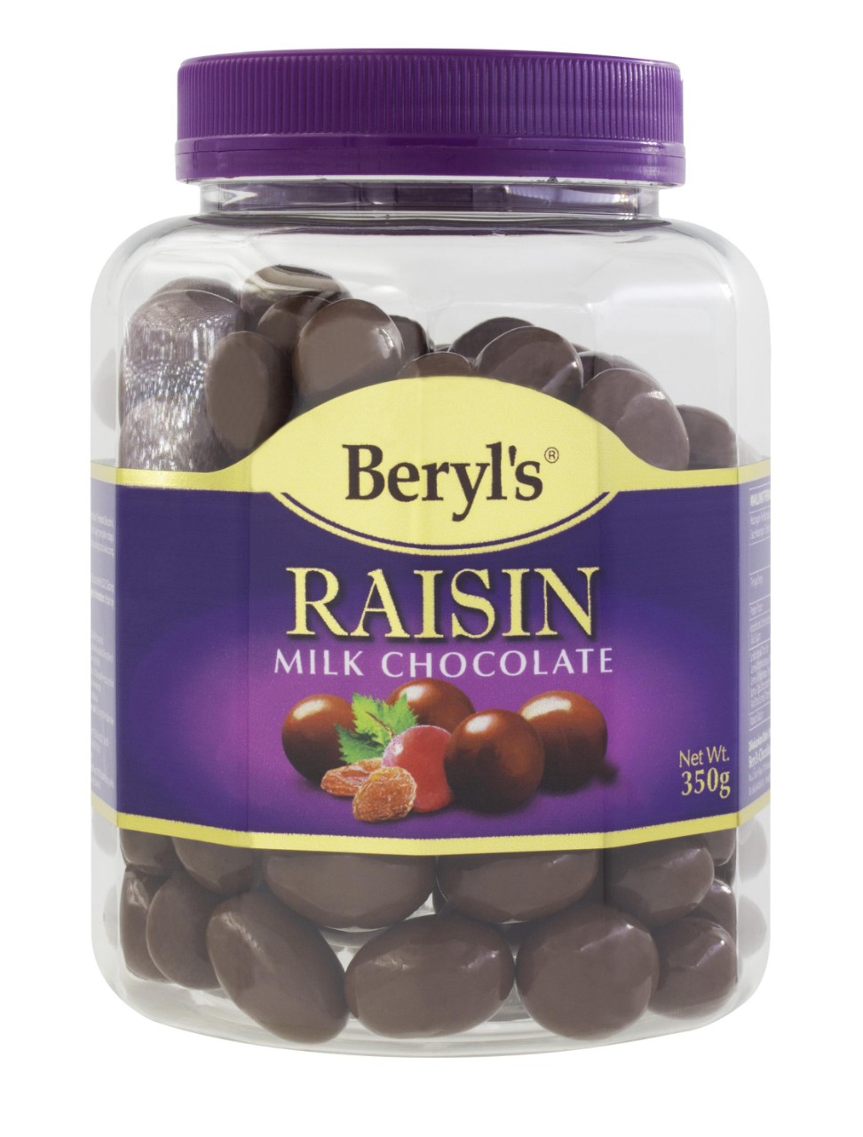 SOCOLA BERYL’S RAISIN MILK 350G
