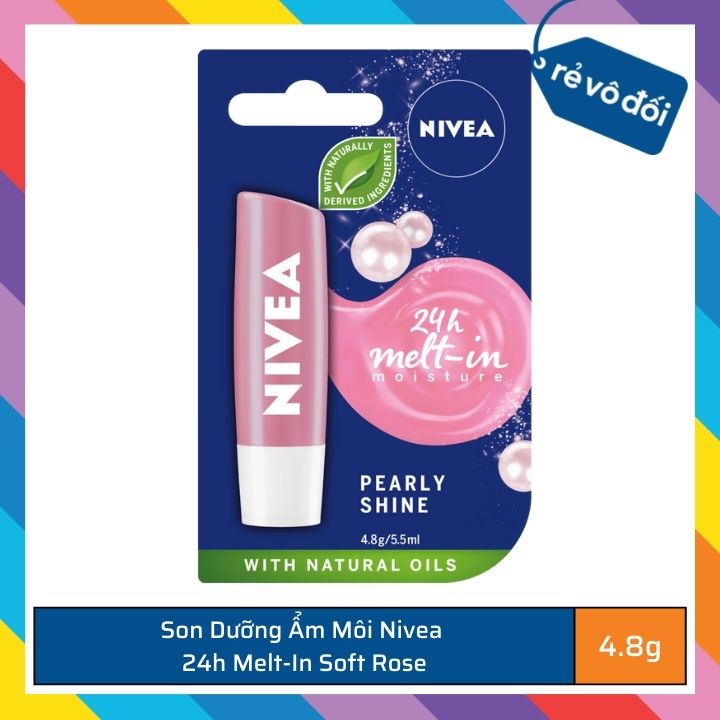 Son dưỡng môi Nivea 4.8g - Thái Lan (Nhiều loại)