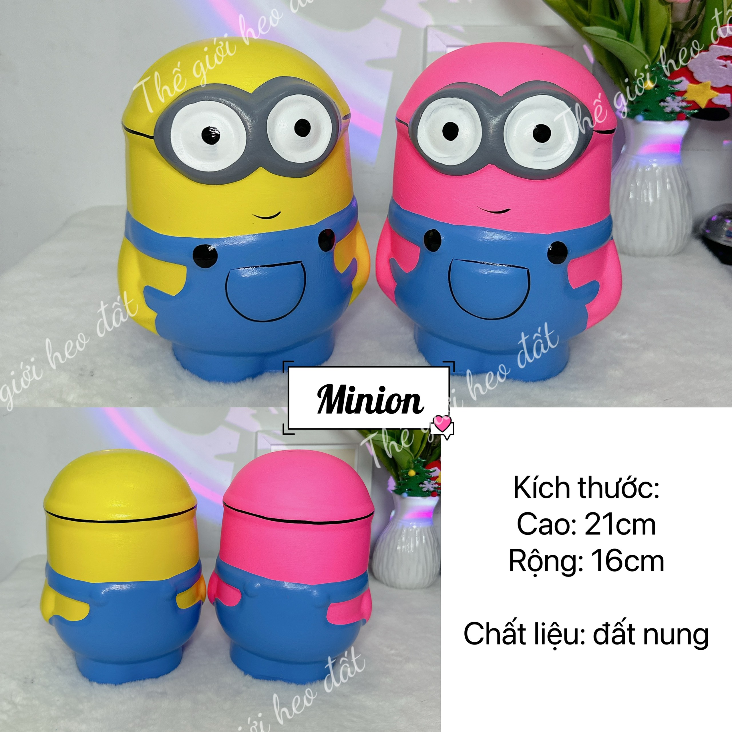 Heo đất tiết kiệm đẹp, con lợn đất dễ thương hình milion