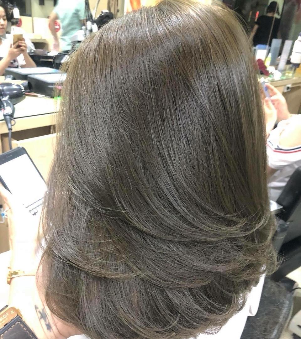 [HCM](tặng kèm oxy ) MÀU NHUỘM NÂU TÂY THỜI TRANG SÁNG BÓNG SNUKIA SHINNING