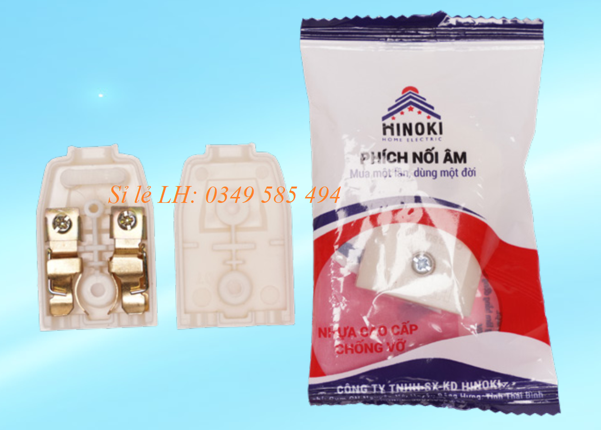 Phích Nối Âm Hinoki công suất 2000W Siêu Bền - [CHÍNH HÃNG]