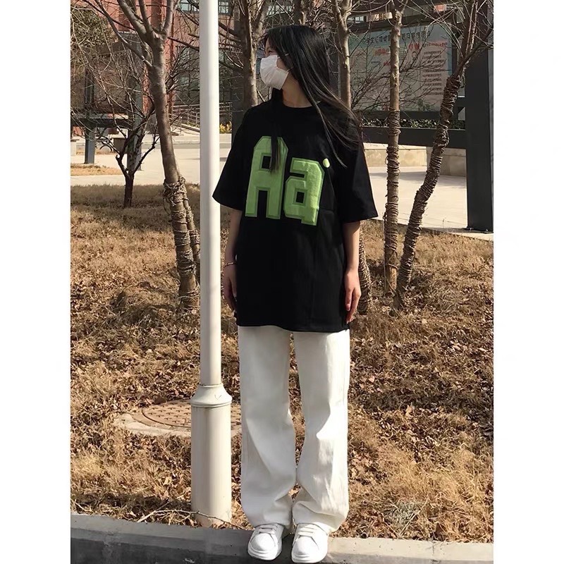 Bộ Đồ Chữ Aa Siêu Hót,Siêu Rẻ đi học đi chơi,from rộng
