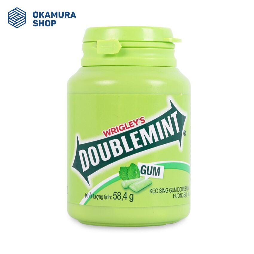 Kẹo singum doublemint hương bạc hà - đồ ăn vặt giá rẻ