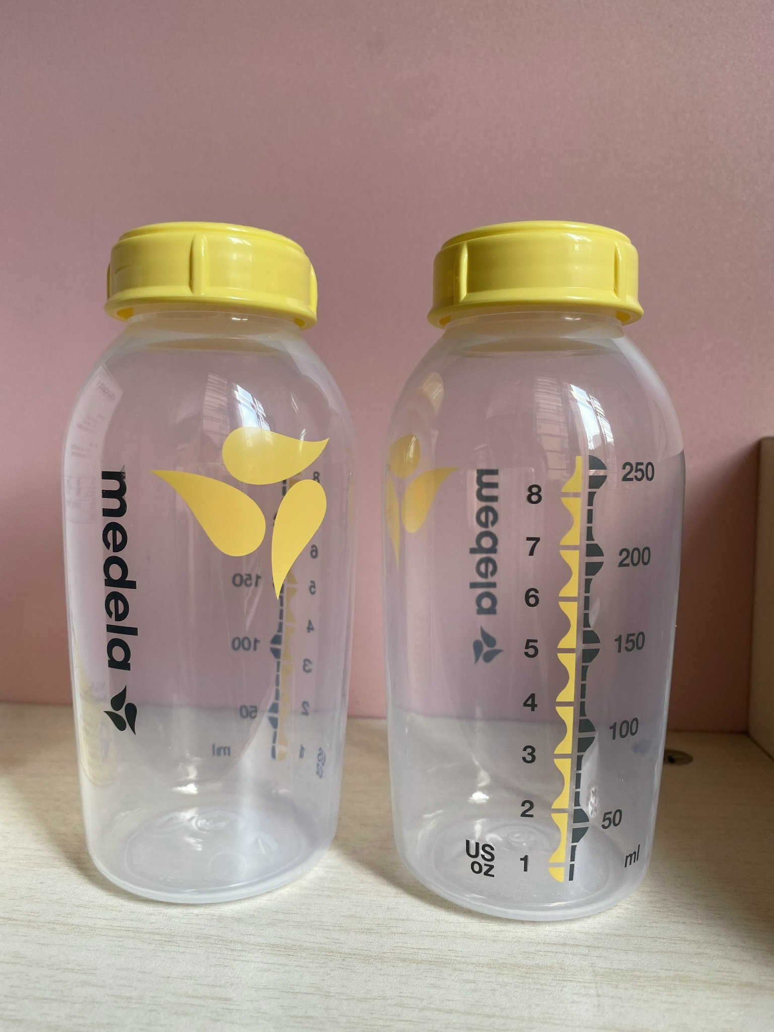Bình medela nhựa PP, bình trữ sữa 250ml