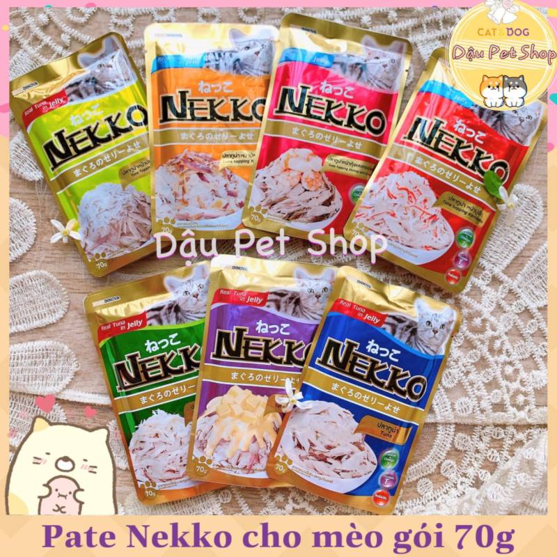 Pate Nekko Thái Lan cho mèo gói 70g