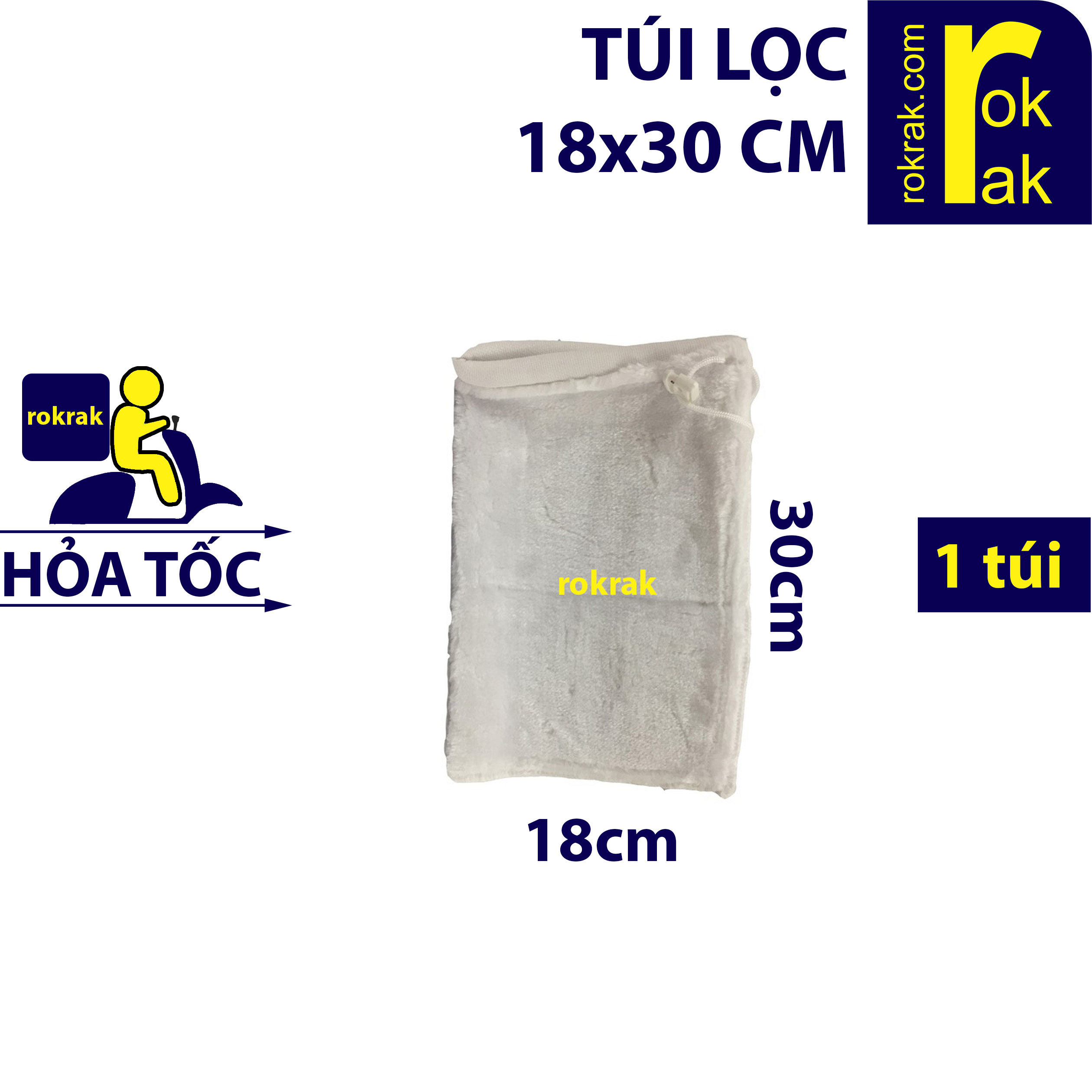 [HCM]Túi lọc hồ cá 2 lớp cao cấp ~18x30cm