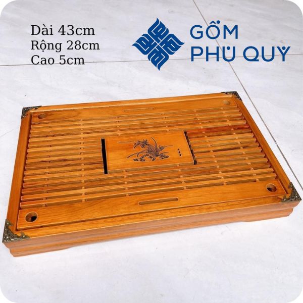 Bộ ấm trà ⚱ gốm sứ bát tràng ⚱ bộ ấm chén uống trà lan hoa cao cấp tử sa gomphuquy ac77