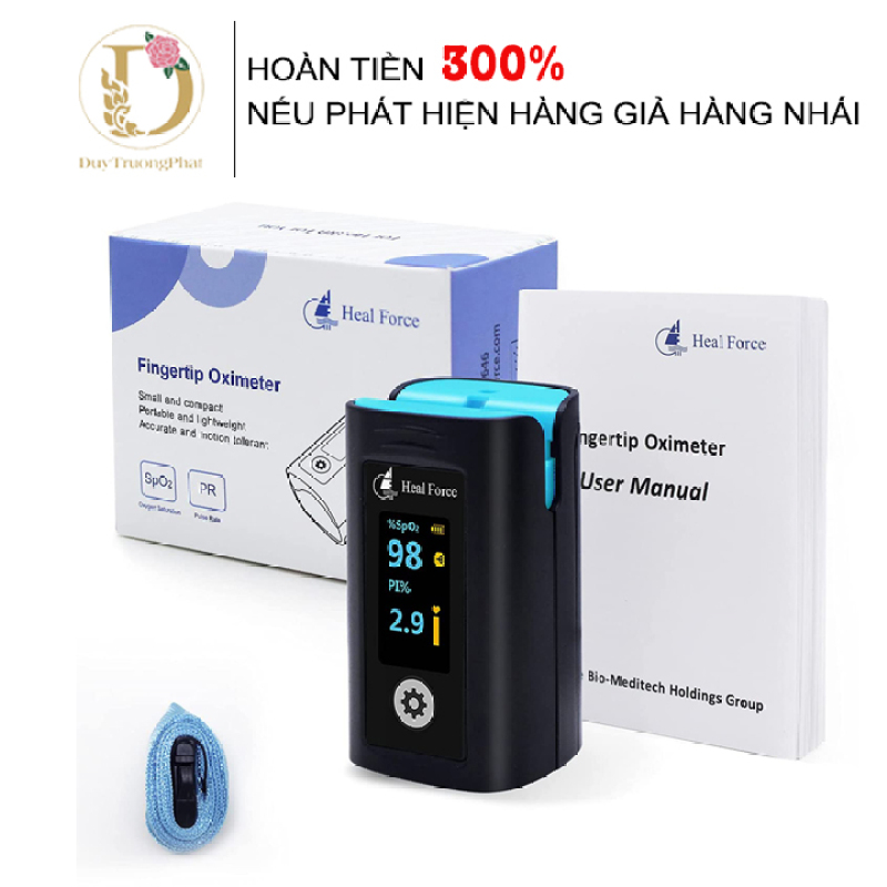 Máy Đo Oxy Trong Máu Spo2 - Nhịp Tim Xung Đầu Ngón tay Heal Force Prince 100A LED Có Tự Động Bật Nguồn bán chạy