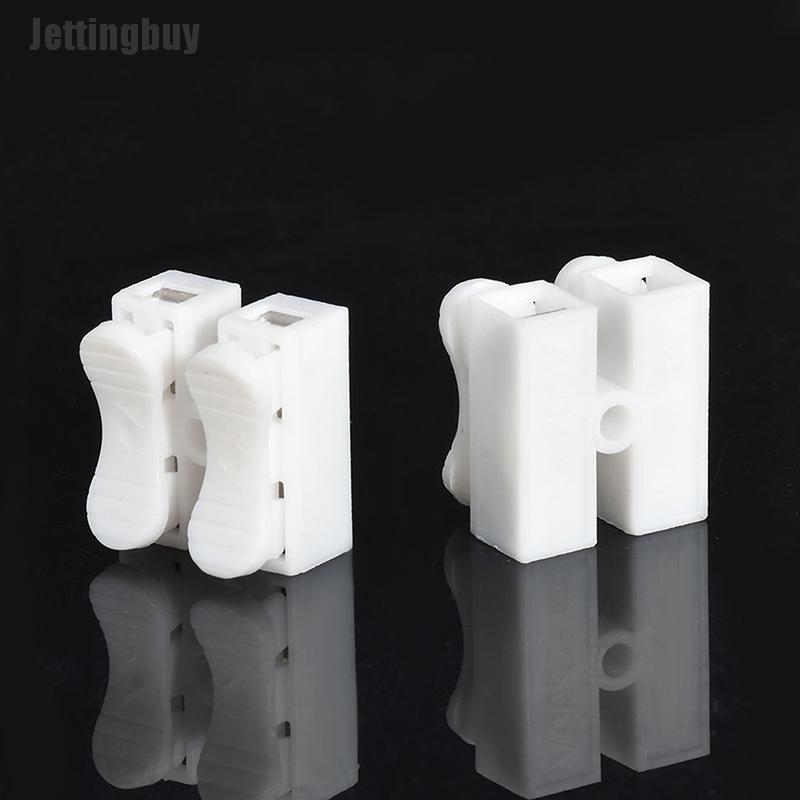 Jettingbuy 30 Pcs Electrical Cable Connectors Quick Splice Lock Wire Terminals Self Locking