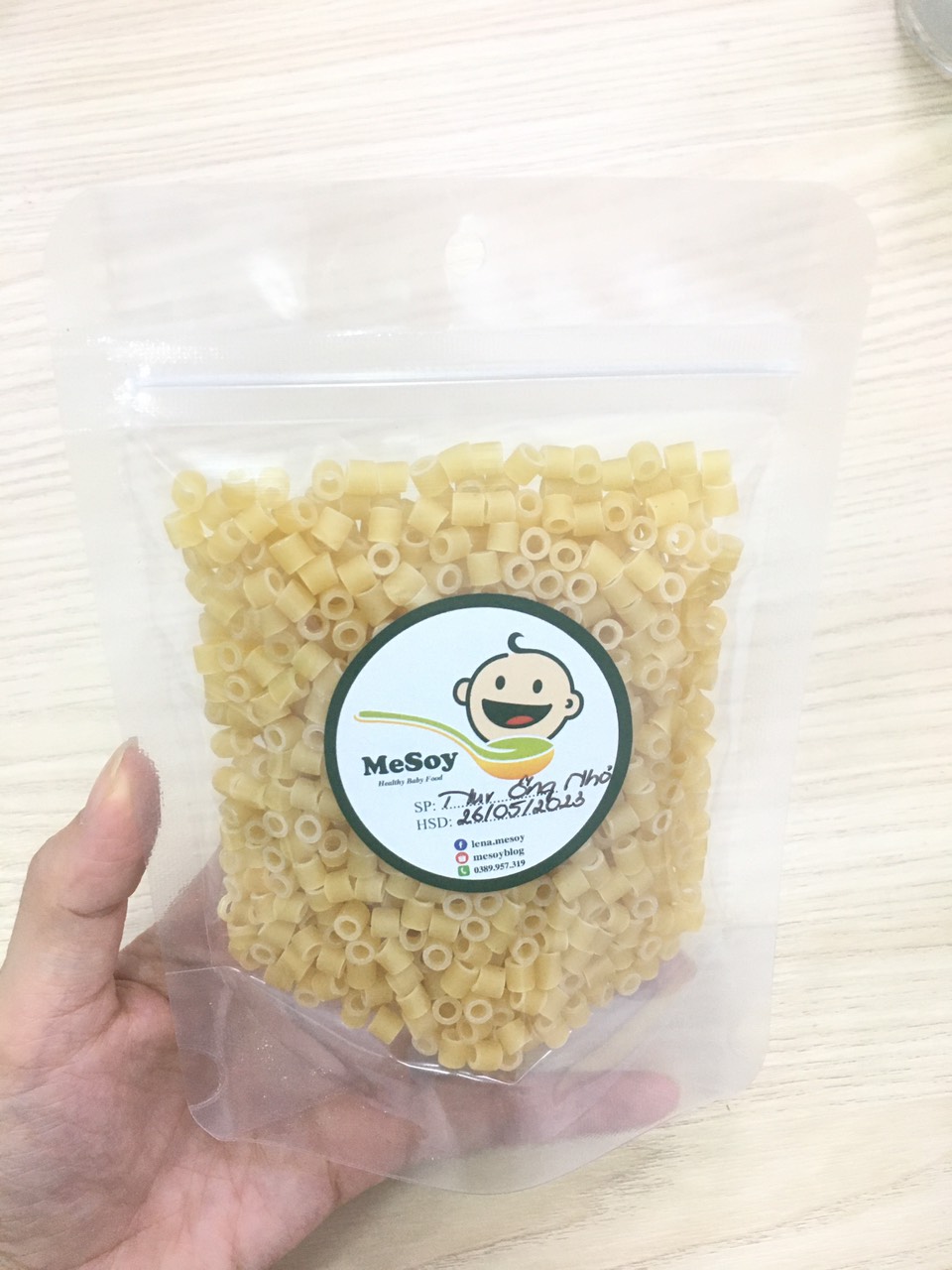 Nui ống nhỏ hữu cơ BioItalia