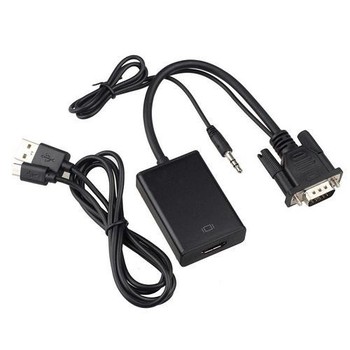 Bộ chuyển đổi VGA to HDMI có audio