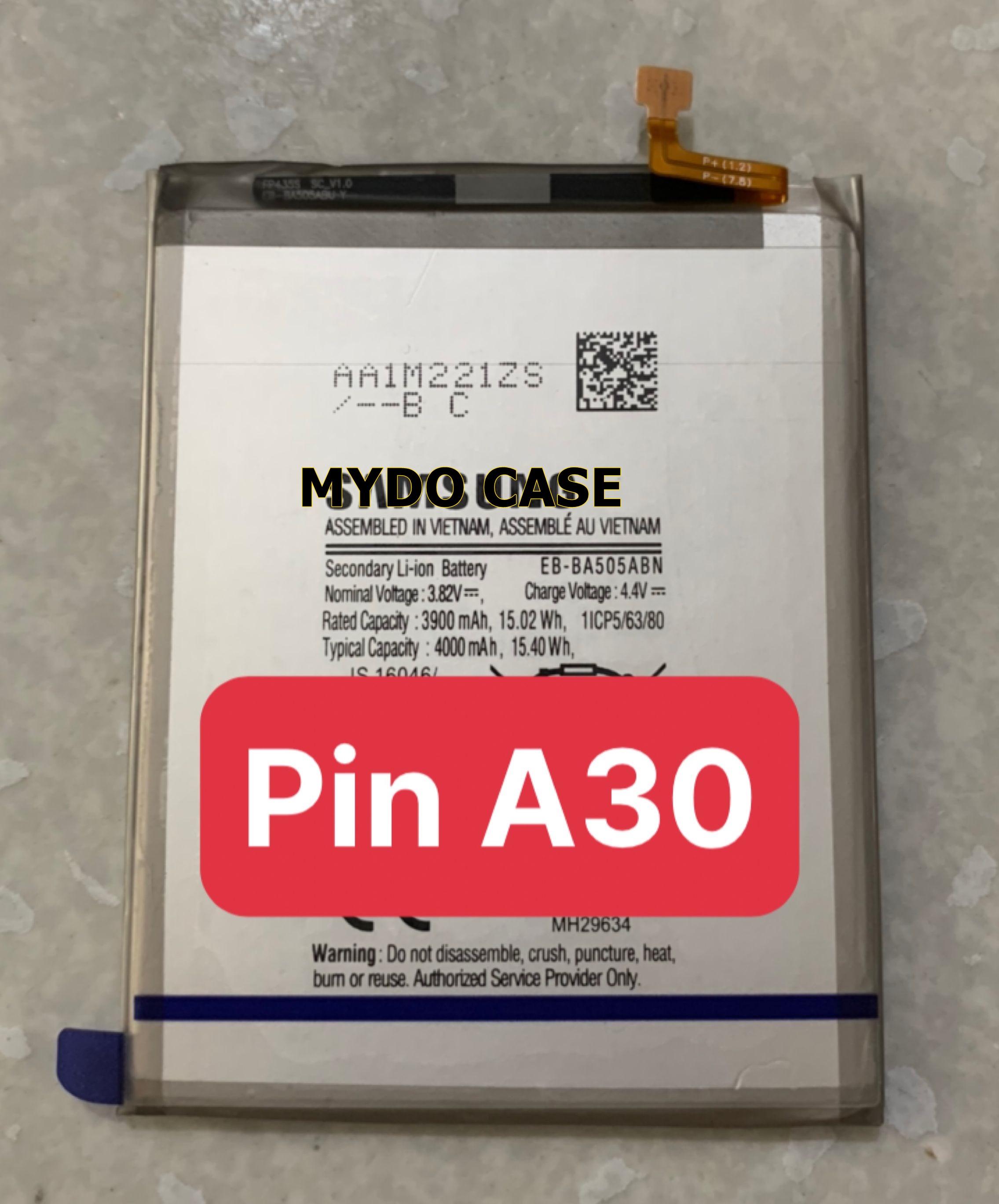 pin zin dùng cho samsung A30 mã EB-BA505ABN