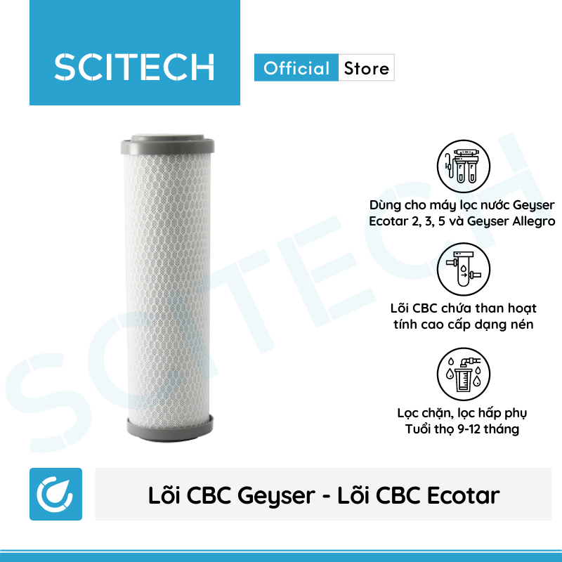 [HCM]Bộ lõi số 123 máy lọc nước Geyser Ecotar 5 (Lõi Aquasoft-Aragon-CBC)