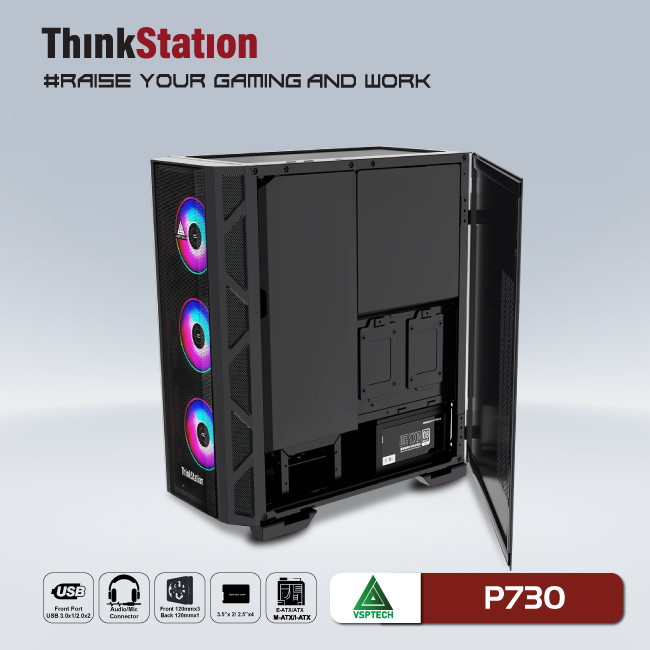 Case VSPTECH ThinkStation P730 (Không kèm Fan)