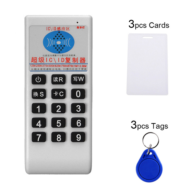 Fashion Đầu đọc máy sao chép thẻ ID NFC IC đầu đọc máy sao chép kiểm soát ra vào + Bộ 6 thẻ