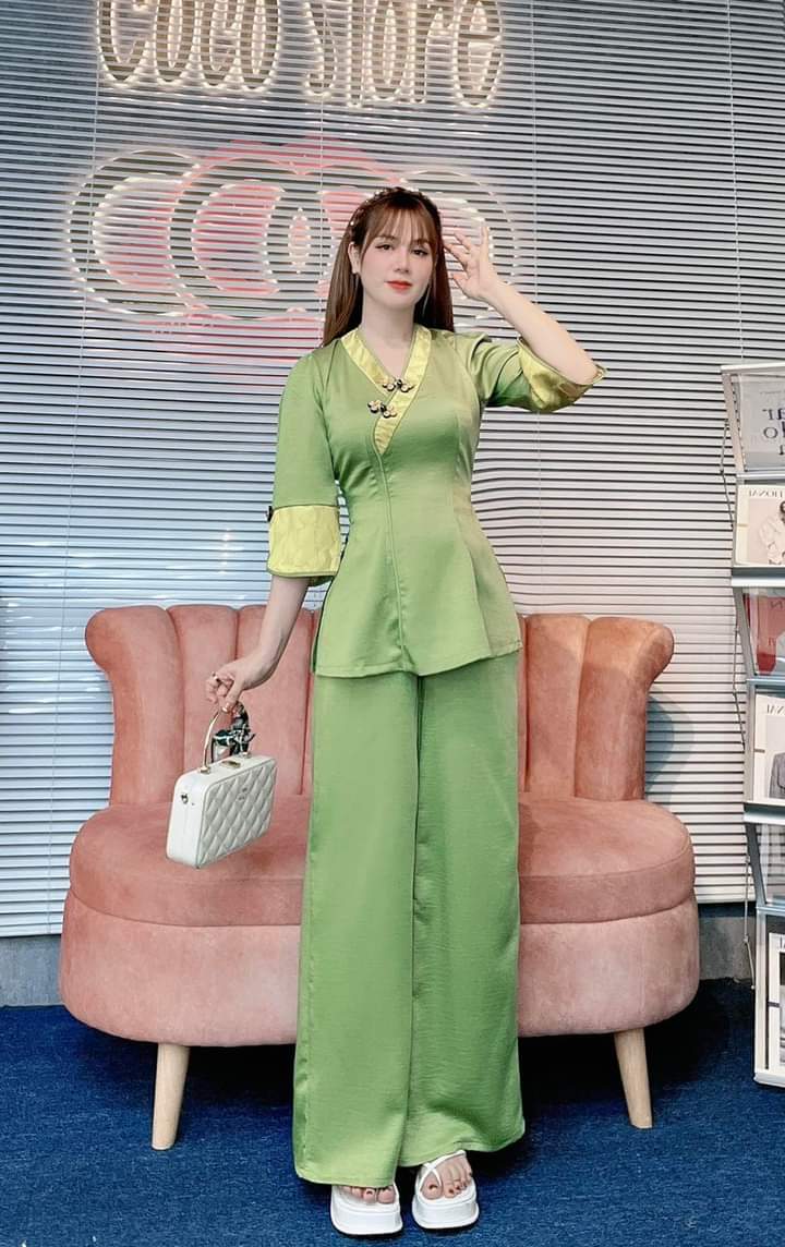 SÉT LAM ĐI LỄ CHÙA THANH LỊCH VẢI CAO CẤP
