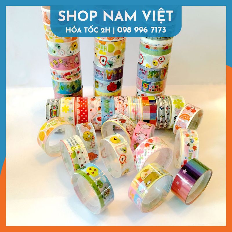 Cuộn Băng Keo Hoạt Hình Làm DIY