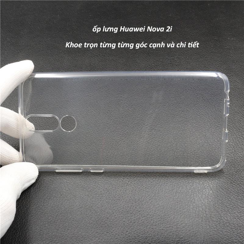 Ốp lưng Huawei nova 2i dẻo silicone trong suốt