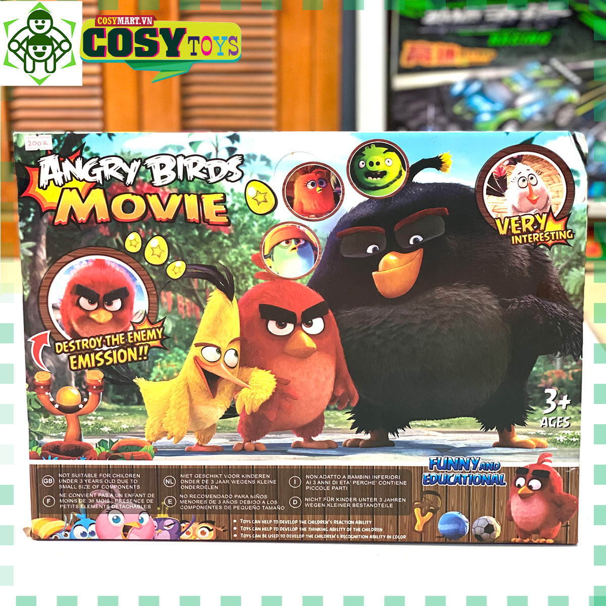 Hộp đồ chơi bắn chim Angry Bird