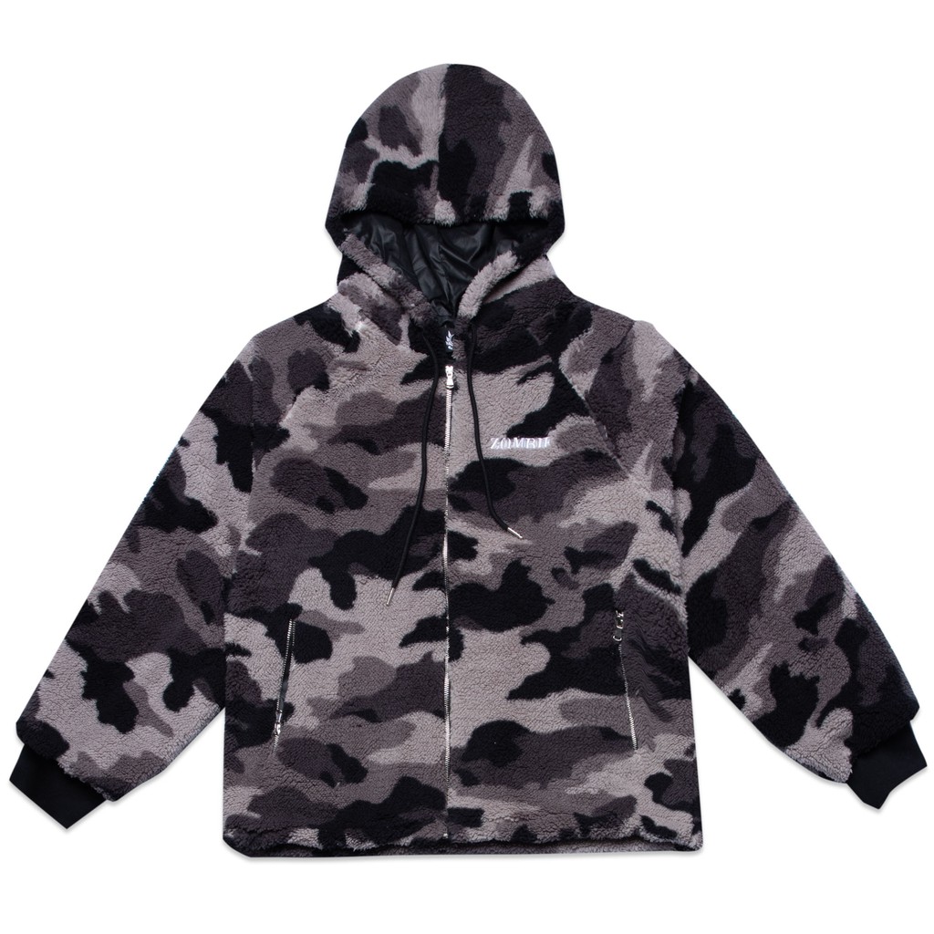 [HCM]ÁO KHOÁC ZOMBIE CAMO FUR COAT
