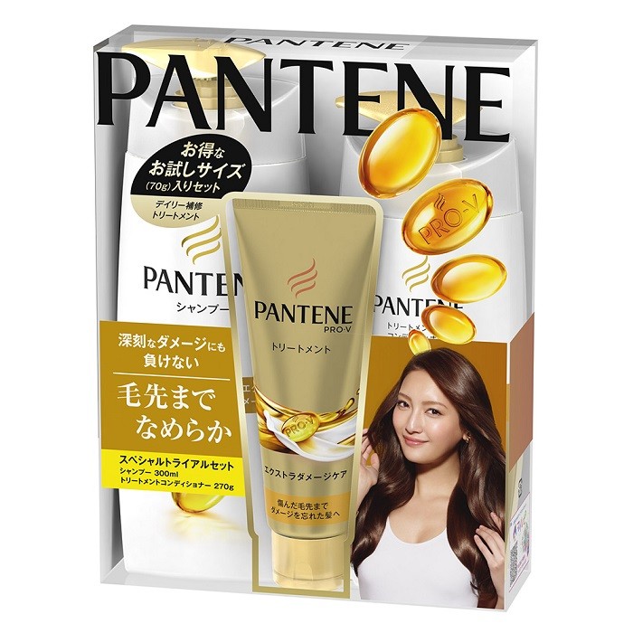 Dầu gội dầu xả và hấp tóc pantene nhật - dg dx pan