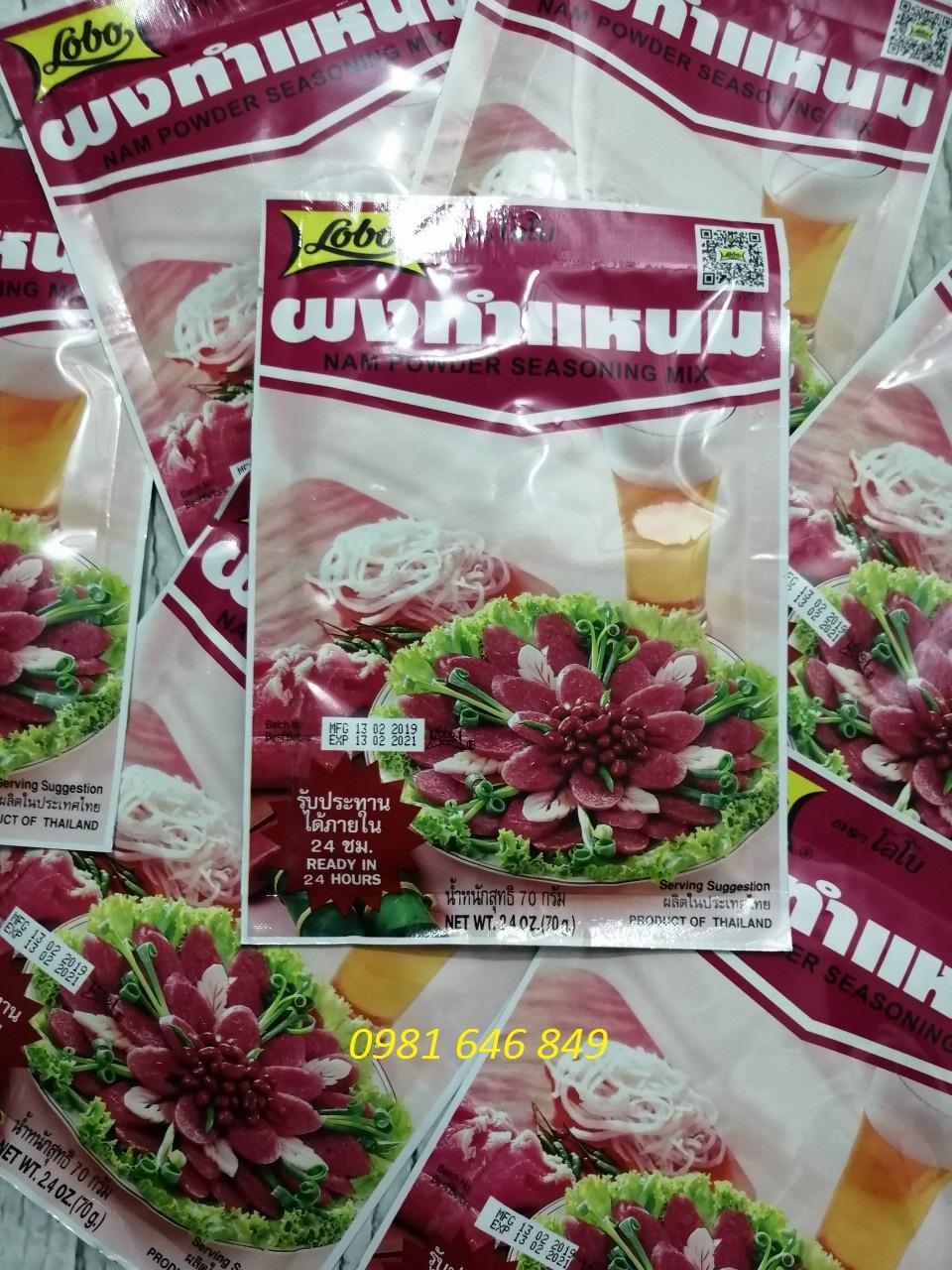 Gia vị làm nem chua Thái Lan Lobo