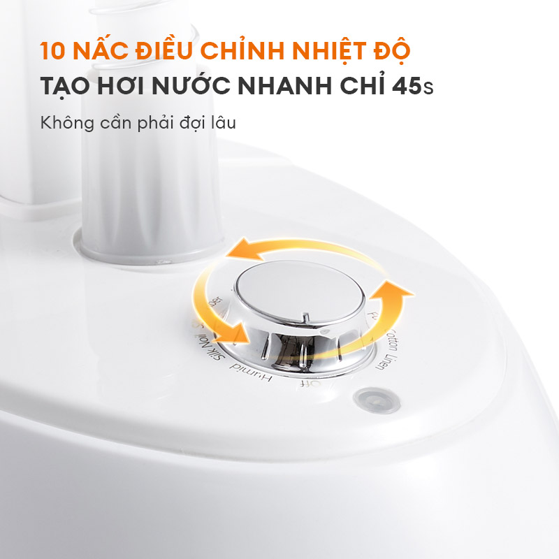 Bàn ủi hơi nước dạng đứng 2in1 GGS-M05A KA / GS2000M-PK01A công suất 1800W thương hiệu GAABOR - Hàng chính hãng