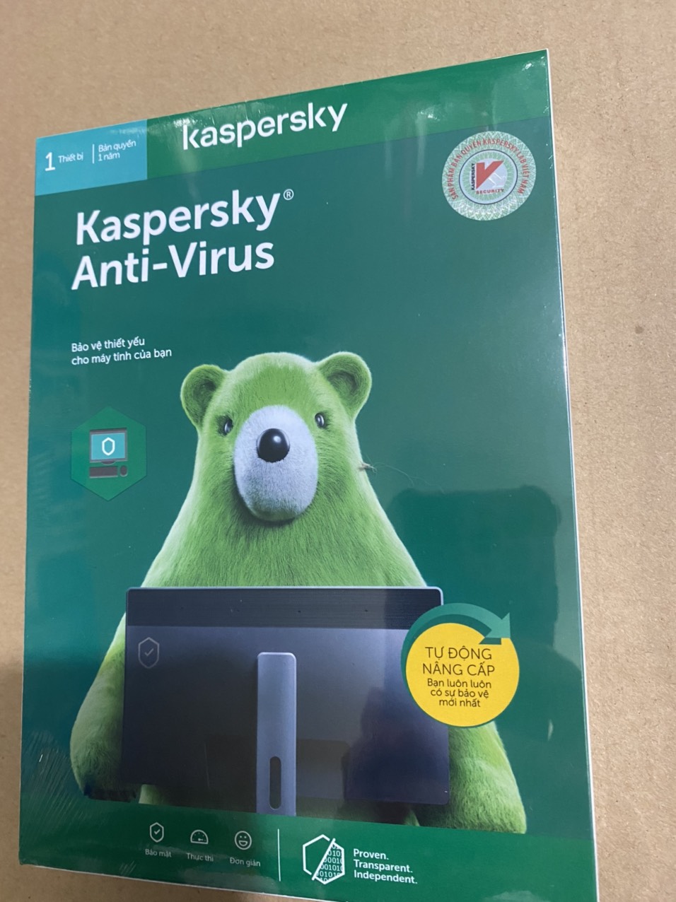 [HCM]Phần mềm diệt virus Kaspersky Antivirus 1PC/1 năm