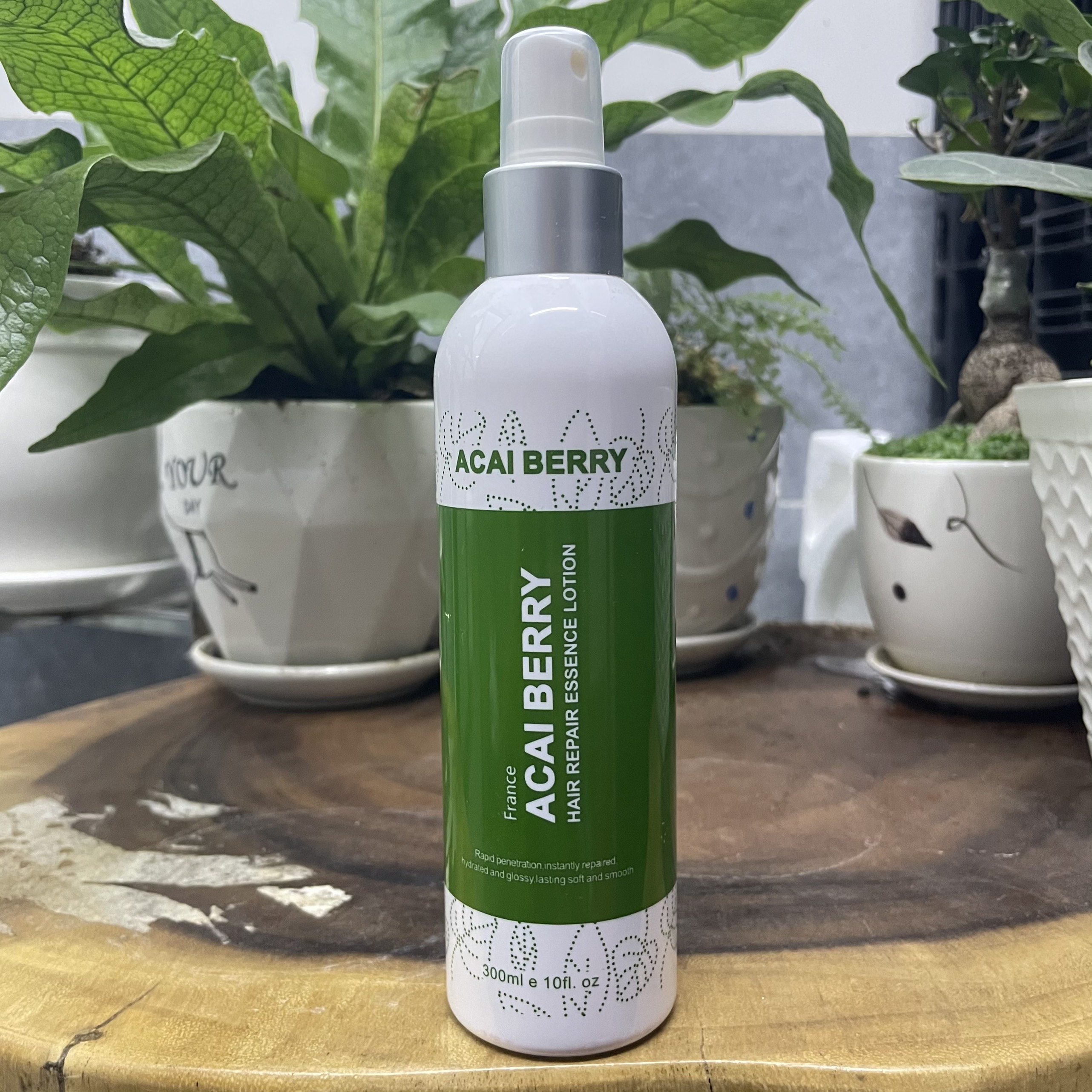 Xịt dưỡng đạm đặc dưỡng tóc Collagen Acai Berry 300ml
