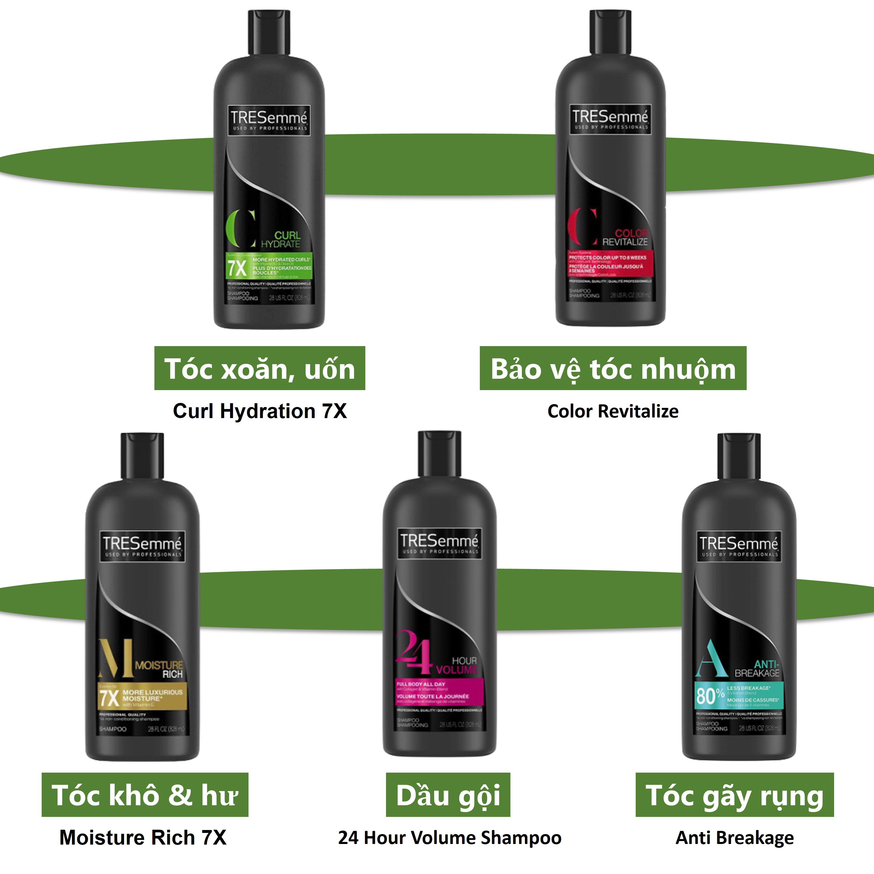 Dầu gội TRESemmé 24 Hour Volume Shampoo 828ml