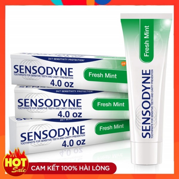Kem đánh răng sensodyne chính hãng 😍FREESHIP😍 thuốc đánh răng chống ê buốt, sénodyne thái lan 100g