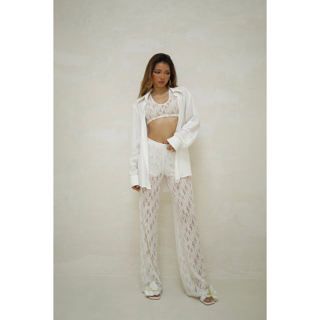 MACHNHADUONG - Áo sơmi basic màu trắng - COCO SHIRT WHITE