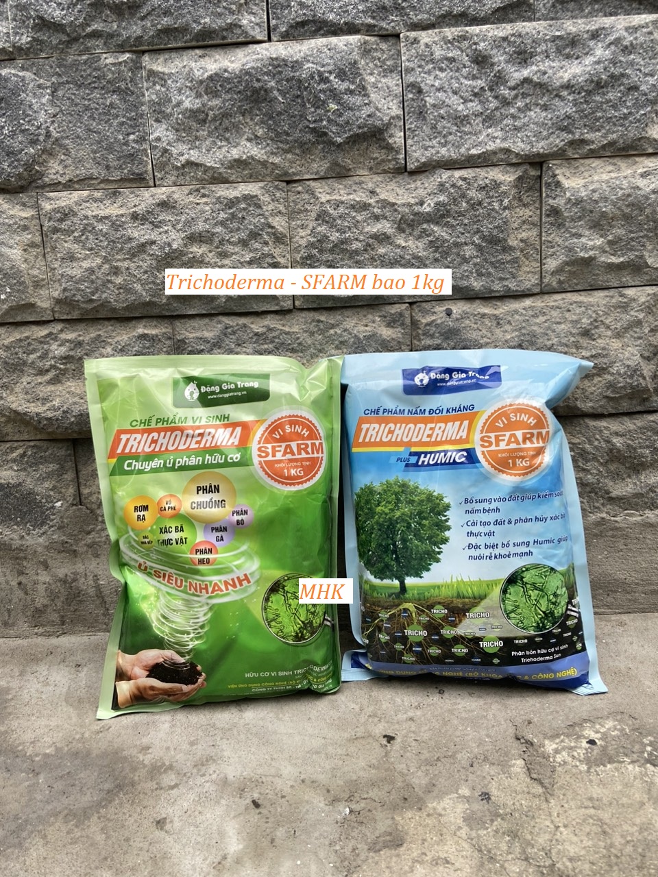 Gói 1kg Nấm đối kháng Trichoderma Plus Humic và Trichoderma SFARM