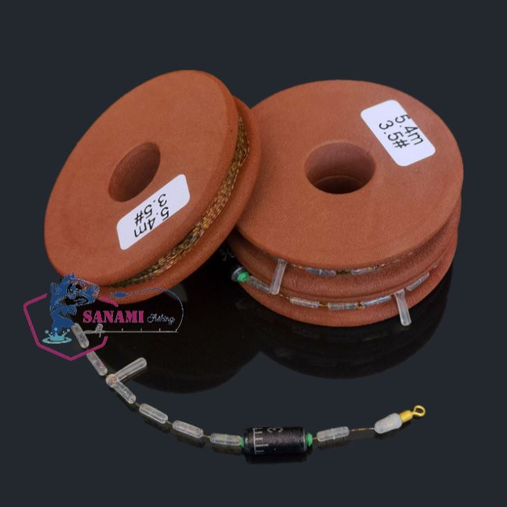 Dây Trục Câu Đài Buộc Sẵn Cước Câu Cá Tàng Hình đủ kích thước 3m6 4m5 5m4 6m3 - Sanami Fishing tàng hình, chịu tải cực tốt, tiện lợi, không mất công mắc, cước thẻo chất lượng cao, các phụ kiện chất lươg