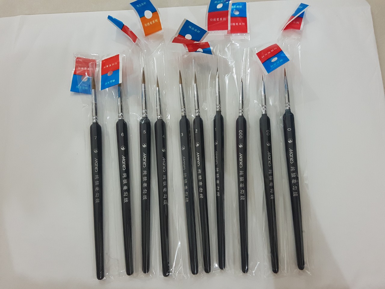 [HCM]Bộ 10 cọ tỉa Maries