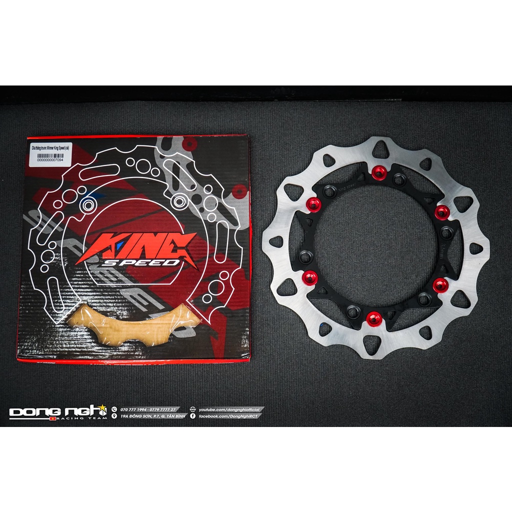 ĐĨA THẮNG DĨA PHANH KINGSPEED 256 MM WINNER 150  MS-10 / MS-28