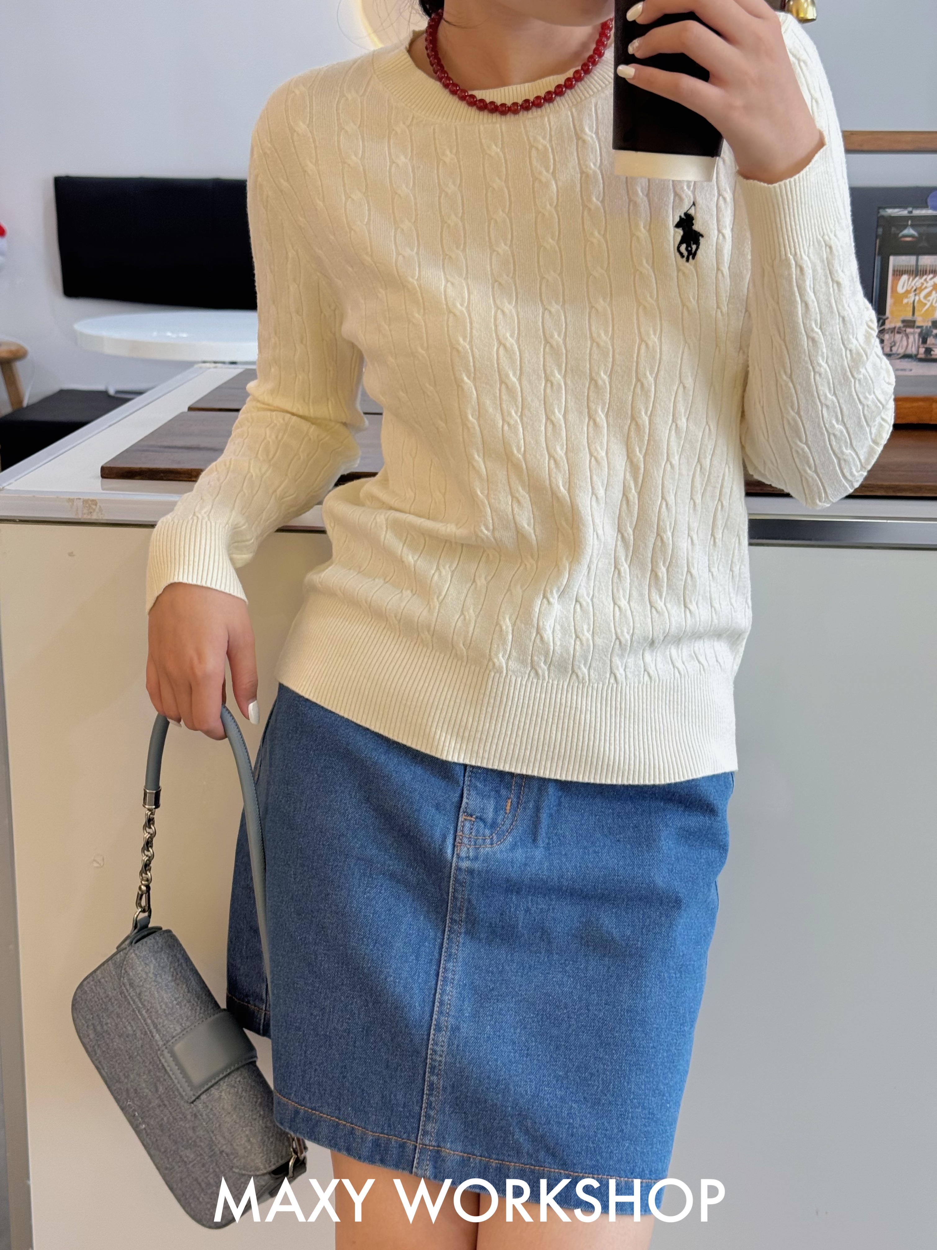Quần váy nữ cá tính Jeans Skirt Maxy Workshop