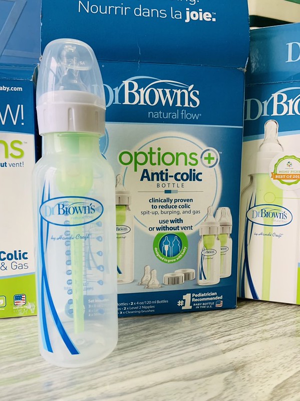 Bình sữa Dr Brown Options cổ hẹp