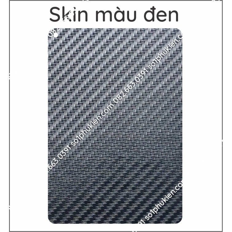 Miếng dán mặt lưng skin carbon iPad gen 4 gen 5 gen 6