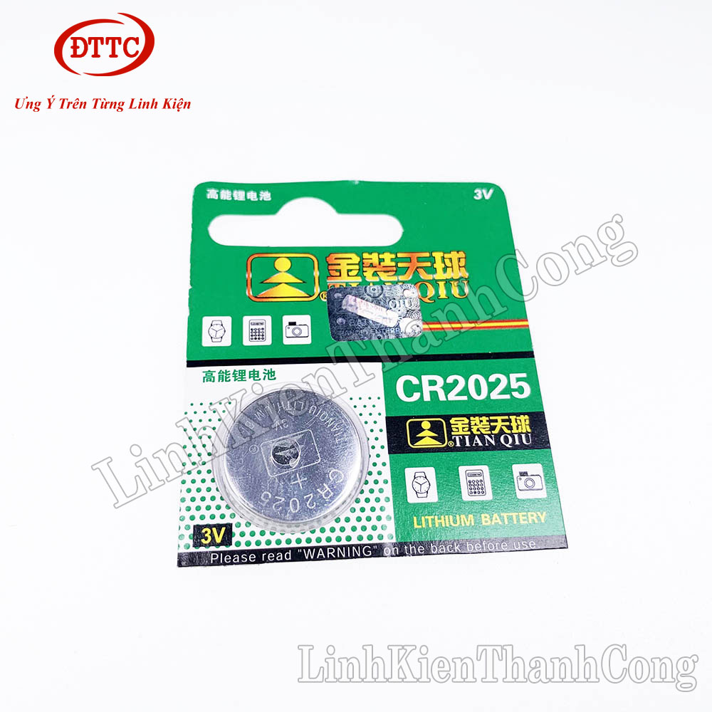 Pin 3V CR1220 CR2016 CR2025 CR2032