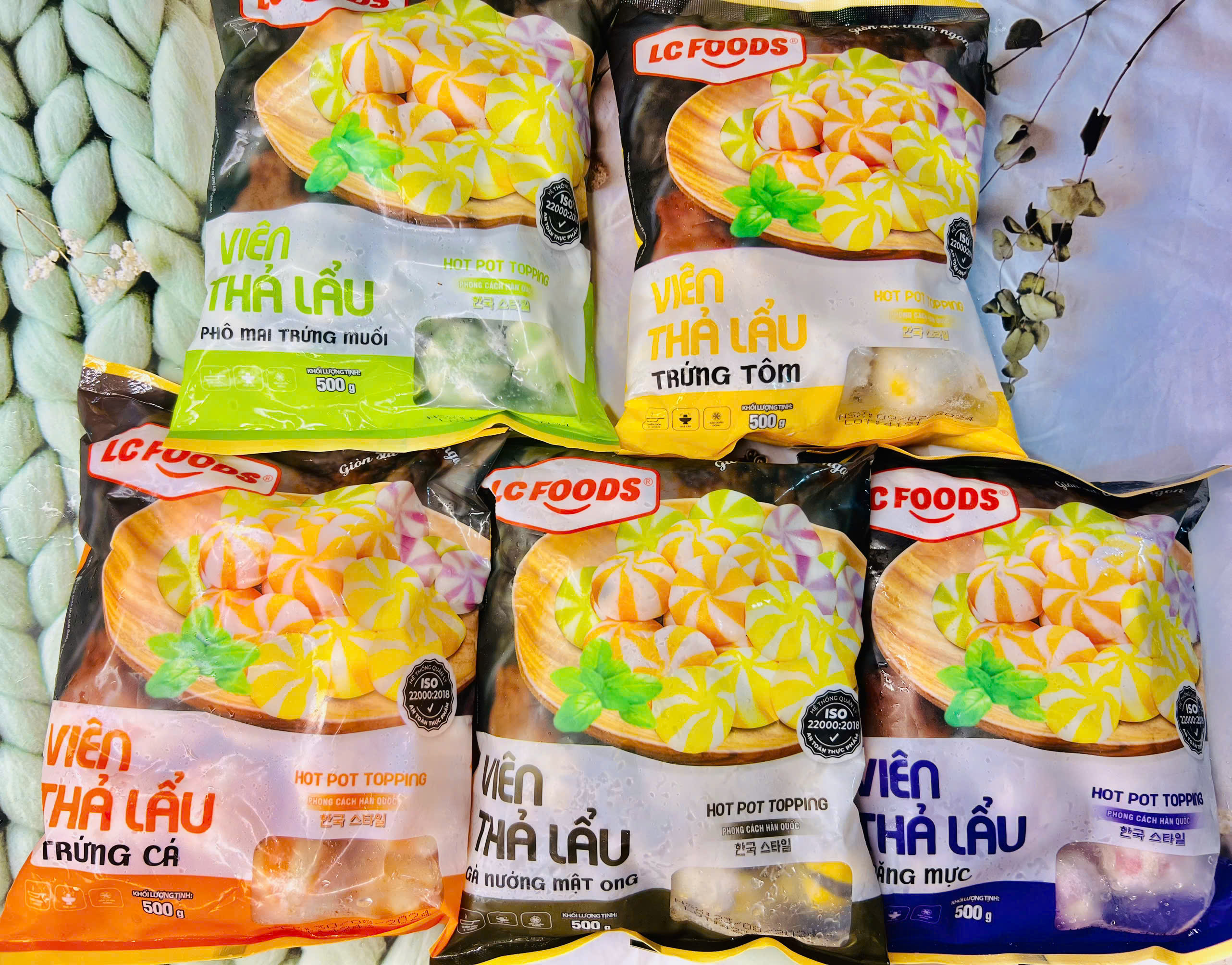 1kg Bánh Bao Răng Mực Lacusina (màu Tím)/500g