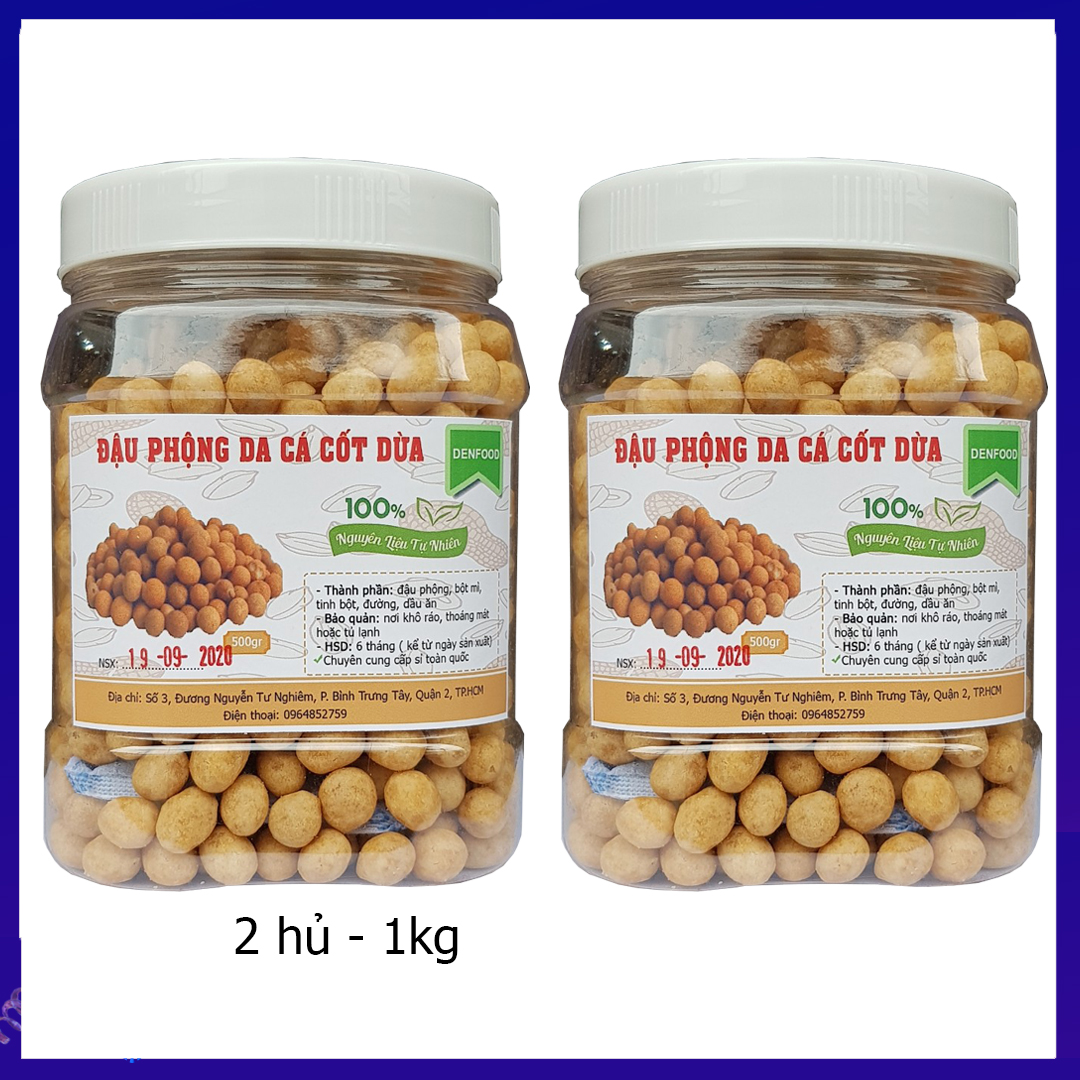 [HCM]Đậu phộng da cá nước cốt dừa 1kg